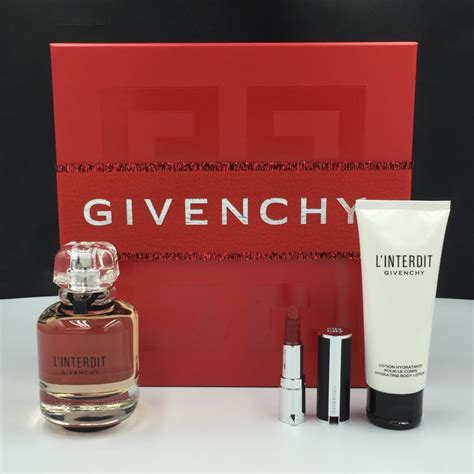 givenchy perfume gift sets|givenchy l'interdit gift set boots.